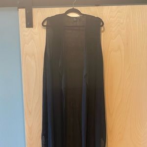 The Fisher Project Soft Knit Sleeveless Duster